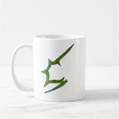 Logos auf beiden Seiten, gespiegelt Kaffeetasse (Links)
