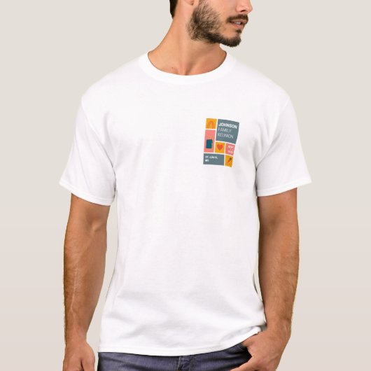 Logos auf der Vorderseite und Rückseite T-Shirt (Vorderseite)