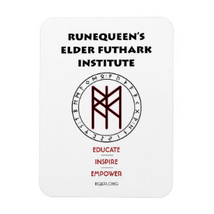 Logos des älteren Futhark-Instituts der RuneQueen Magnet