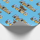 Logos für Bilder von Kühen im Hochland, Geschenkpapier (Ecke)