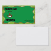 Logos für Clown-Entertainer Visitenkarte (Vorne/Hinten)