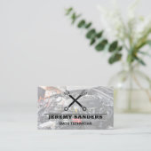 Logos für Crossed Wrenches | Mechanik Visitenkarte (Stehend Vorderseite)