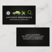 Logos für die Fahrzeugreparatur | Hintergrund für  Visitenkarte (Vorne/Hinten)