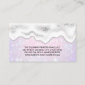 Logos für die Goldreinigung | Soap Suds | Boke Visitenkarte (Rückseite)