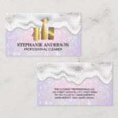 Logos für die Goldreinigung | Soap Suds | Boke Visitenkarte (Vorne/Hinten)