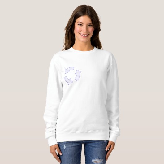 Logos für Frauen - Öko-freundlicher Pullover (Vorne ganz)