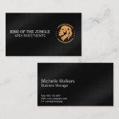 Logos für Löwen und Sterne | Hintergrund für Kohle Visitenkarte (Vorne/Hinten)