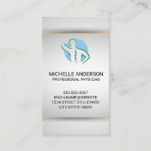 Logos für Rückenlehne | Chiropraktiker | Massageth Visitenkarte (Vorderseite)