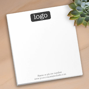 Logos oder Foto für Büros oder Unternehmen Notizblock