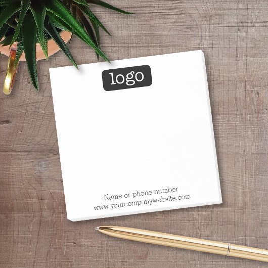 Logos oder Foto für Büros oder Unternehmen Post-it Klebezettel