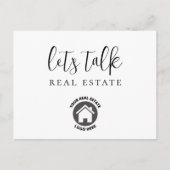 Logos Reales Anwesen Postkarte (Vorderseite)