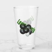 Logos und Bowle für grüne Rasenflächen, Glas (Rückseite)