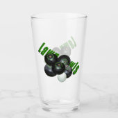 Logos und Bowle für grüne Rasenflächen, Glas (Vorderseite)