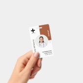 Logos und Foto für personalisierte Krankenhausmita Ausweis (Handheld)