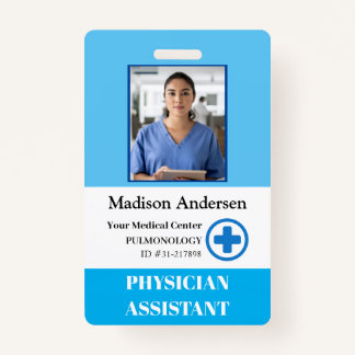 Logos und Foto für personalisierte Krankenhausmita Ausweis