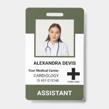 Logos und Foto für personalisierte Krankenhausmita