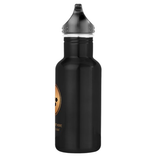 Logos und Texte für Unternehmen hinzufügen Berufli Edelstahlflasche (Rechts)