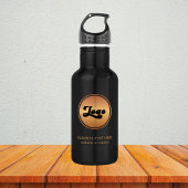 Logos und Texte für Unternehmen hinzufügen Berufli Edelstahlflasche