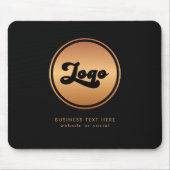 Logos und Texte für Unternehmen hinzufügen Berufli Mousepad (Vorne)