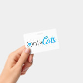 Logospalte, nur Katzen, niedlich, lustig Ausweis (Handheld)