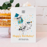 Logospass Funny Pet Animals Niedlich Business Gebu Karte<br><div class="desc">Treten Sie mit unserer individuell gestaltbaren Fun Business Birthday Card in die Welt der Feiern ein! Stellen Sie sich vor: eine unglaublich witzig Szene, in der ein kluges Nachwuchs der Schwerkraft mit einem Handstand trotzt, während sein federischer Freund eine Geburtstagsblüte für Sie ausbalanciert! Aber warten Sie, es gibt noch mehr!...</div>