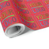 Logoverpackungspapier hochladen geschenkpapier (Rolleneckpunkt)