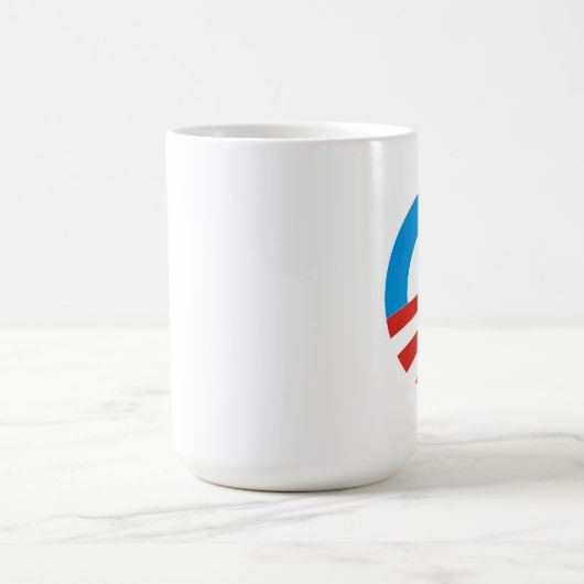 Logowahlen 2012 Barack Obama Präsidenten USA Kaffeetasse (Mittel)