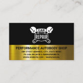 Logowrends für Autoreparaturen | Auto Shop Visitenkarte (Vorderseite)