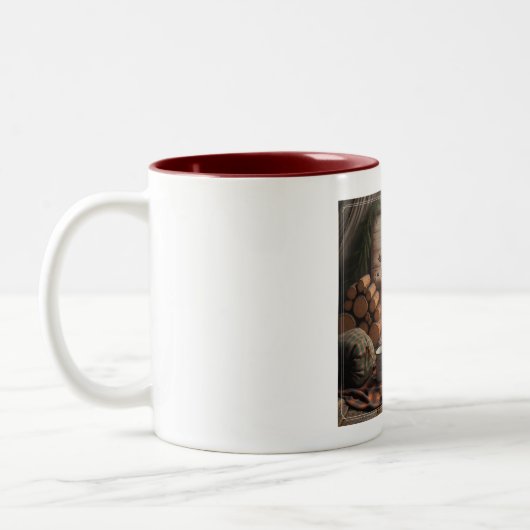 Logs & Lazy Mornings Tasse – Cozy Camp Coffee Esca (Links)