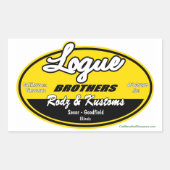 Logue Brothers Decal Rechteckiger Aufkleber (Vorderseite)