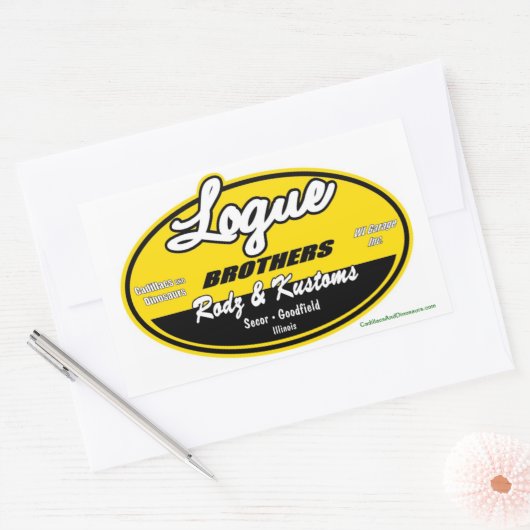 Logue Brothers Decal Rechteckiger Aufkleber (Umschlag)
