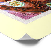 Lohe Qurani malt ف-ا ل خ-ل-ن-ط-و-ح Poster (Ecke)