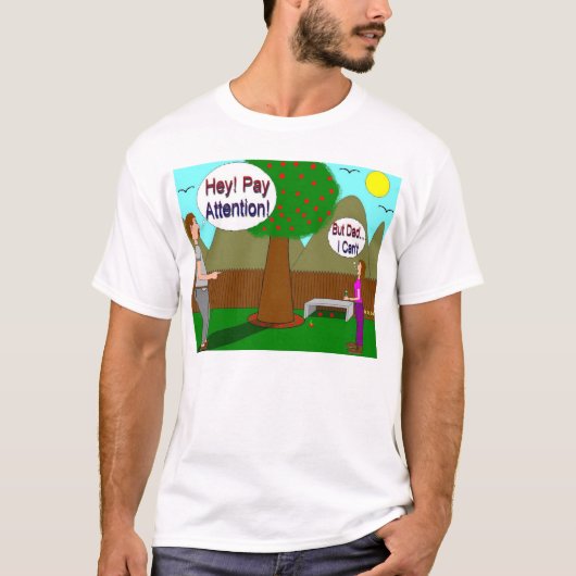 Lohn-Aufmerksamkeit T-Shirt (Vorderseite)