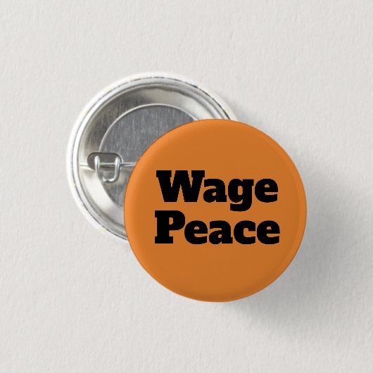 Lohn-Friedensknopf Button (Vorne & Hinten)