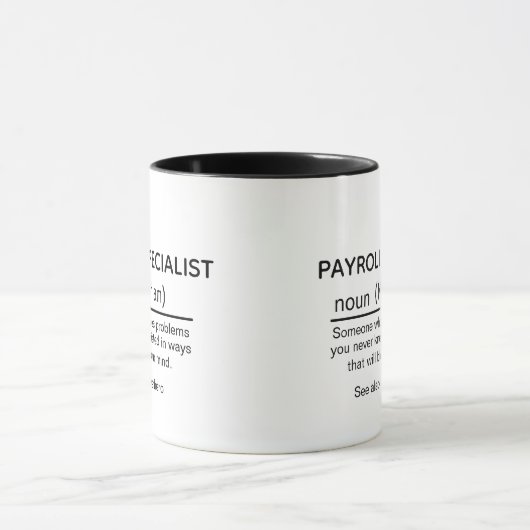Lohnbuchspezialist Definition Personalisiertes Ges Tasse (Zentrum)