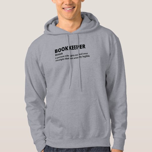 Lohnbuchspezialist Funny Definition Hoodie (Vorderseite)