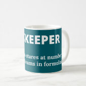 Lohnbuchspezialist Funny Meaning Tasse (VorderseiteRechts)