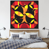 Löhne für Null Stunden Leinwanddruck (Insitu (Schlafzimmer))