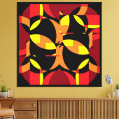 Löhne für Null Stunden Leinwanddruck (Insitu (Wohnzimmer))