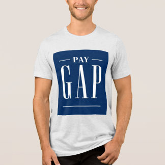LOHNGEFÄLLE Parodie Satire T-Shirt Tri-Blend Shirt