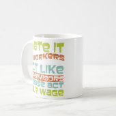 Lohngestaltung - Vergnügungsgeschenk für die Tasse (Vorderseite Links)