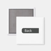 Lohnkrieg - Blume Waffle Magnet (Vorderseite/Rückseite)