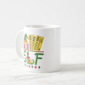 Lohnroll Elf Christmas Payroll Manager Kaffeetasse (Vorderseite Links)