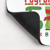 Lohnroll Elf Christmas Payroll Manager Mousepad (Ecke)