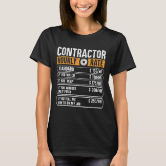 Lohntarif des Auftragnehmers Arbeitslosengeld T-Shirt