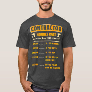 Lohntarif des Auftragnehmers Arbeitslosengeld T-Shirt