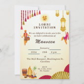 Lohri Einladung (Vorderseite)