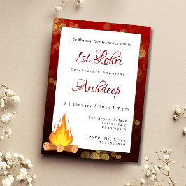 Lohri Einladungskarte Erste Lohri Einladung