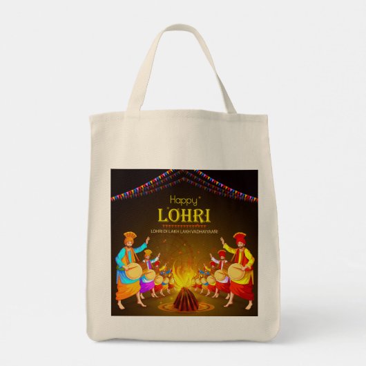 Lohri Leinwand Tasche - Öko Friendly und Stylish S (Rückseite)