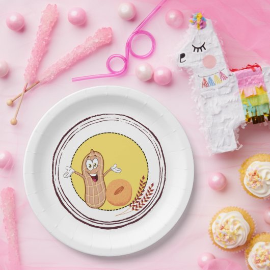 Lohri Peanut Gajak Papierplatte Pappteller (Party)